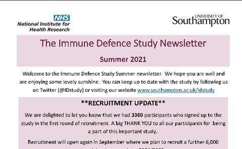 Immune Defence Study News Letter 21